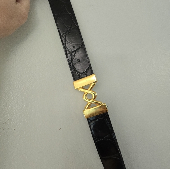 Vintage Elite Fresno California Black Gold Belt Large - Picture 5 of 10